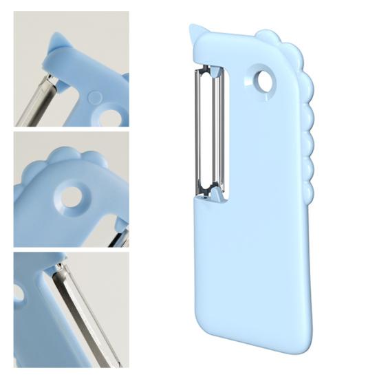 Eccellente trituratore di verdure a doppia testa per uso alimentare riutilizzabile antigraffio e antiruggine per pelapatate da ristorante