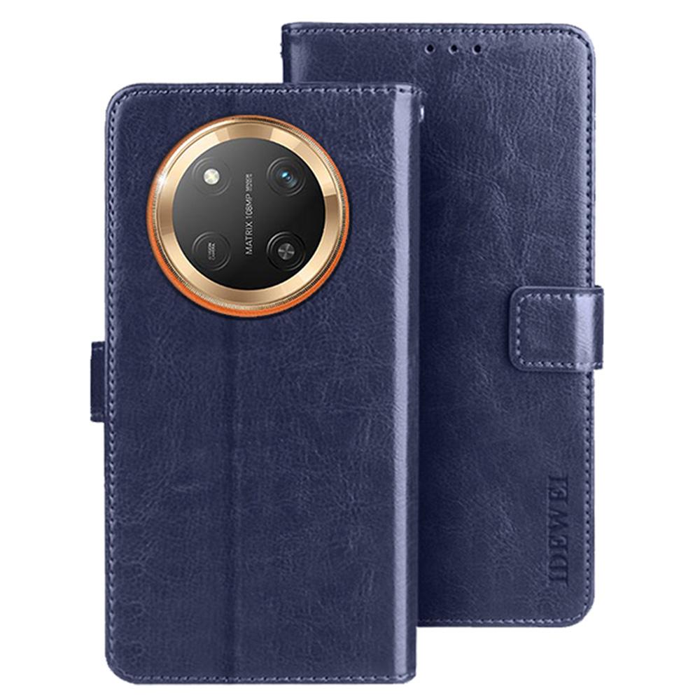 IDEWEI For Honor Magic7 Lite 5G/X9c 5G/X60 Pro 5G Stand Case Crazy Horse Texture Leather Phone Cover