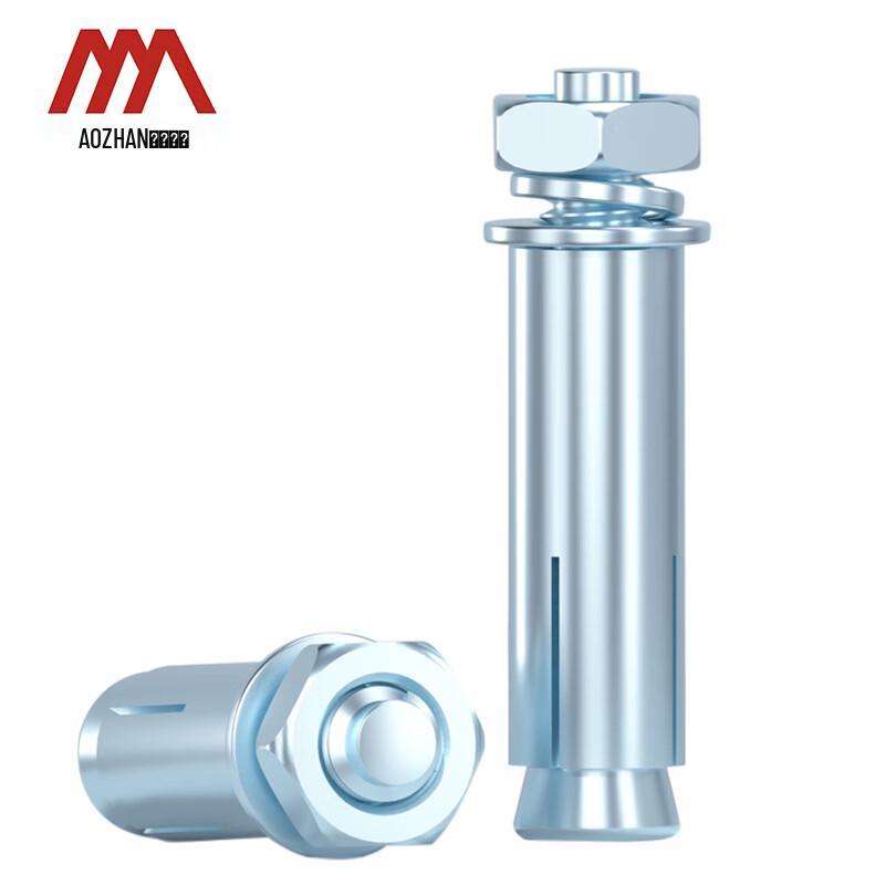Aozhan Carbon Steel Grade 4.8 Blue-White Zinc Plated Expansion Bolt