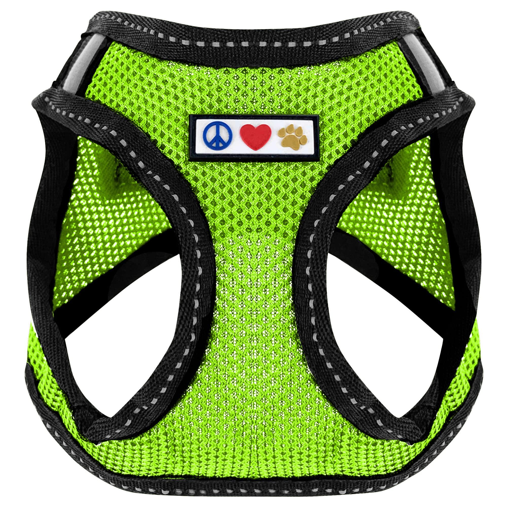 

The Pawtitas Mesh XS Green reflective mesh dog harness is a or vest style harness that offers easy control and is ideal for training your on XS Extra зелёный
