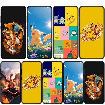 Kryt na iPhone 17 16 15 Xiaomi Poco Redmi Note 14 13 12 11 Pro Max X 9 16e Samsung Galaxy S25 S24 S23 OPPO Huawei Roztomilý Pikachu Charmander Pouzdro na telefon