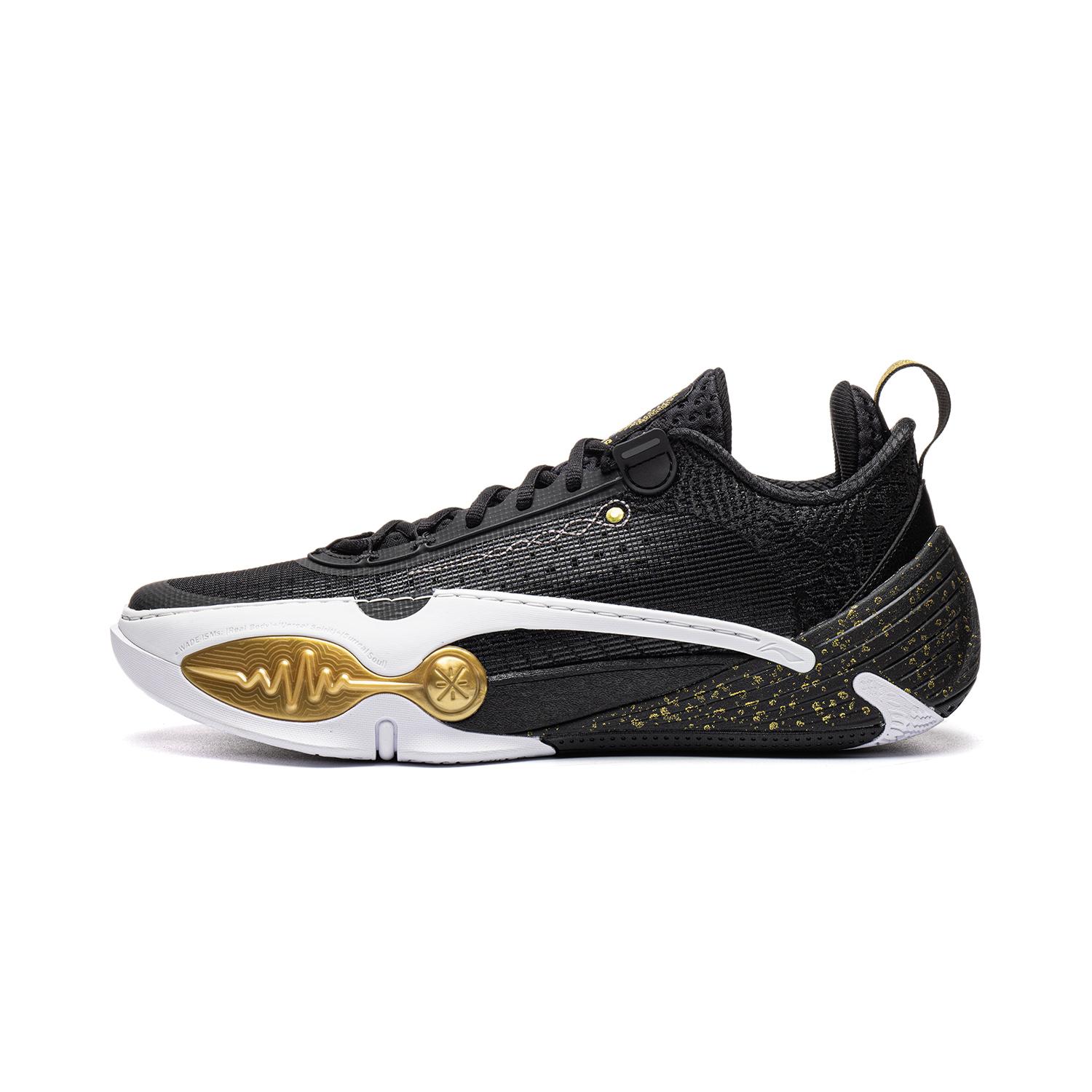 Li Ning Men's Cushioning Slip Resistant Abrasion Resistant Rebound Low Top Professional Competition Basketball Shoes Abaw011-7 Cm