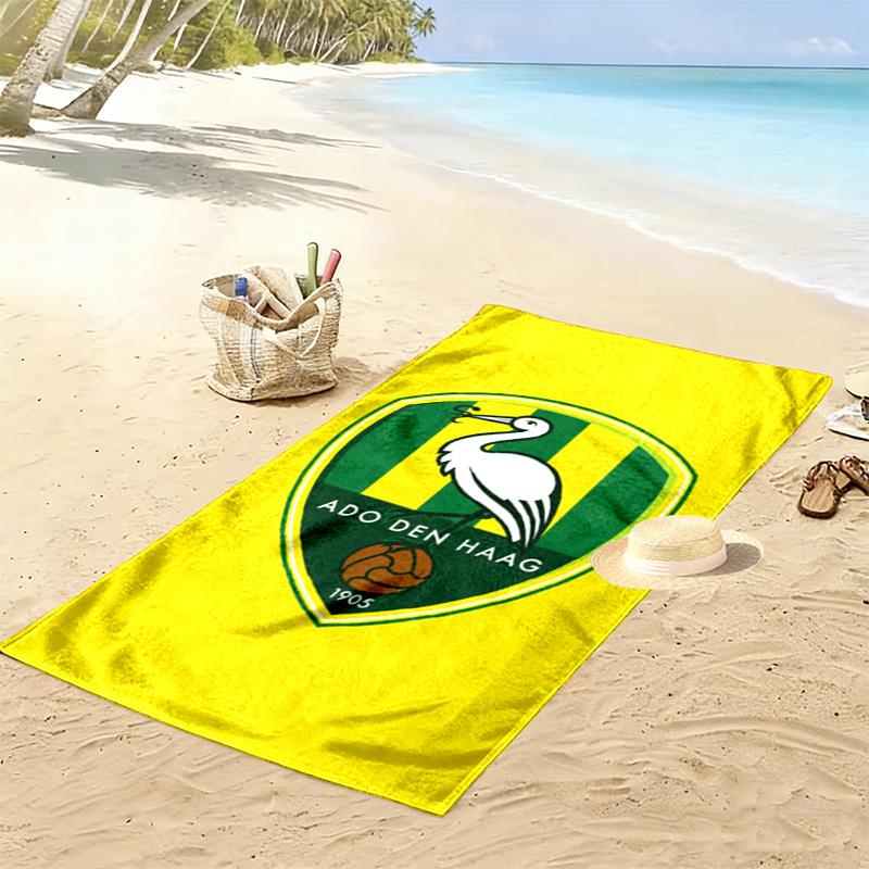 Ado Hen Haag Print Beach Towel, Large Soft Quick Dry Towel for Beach Camping Swimming