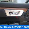 For Honda CR-V CRV 2017     Matte Ide Door Handle Bowl Panel Cover Trim Decoration Frame Interior Accessories