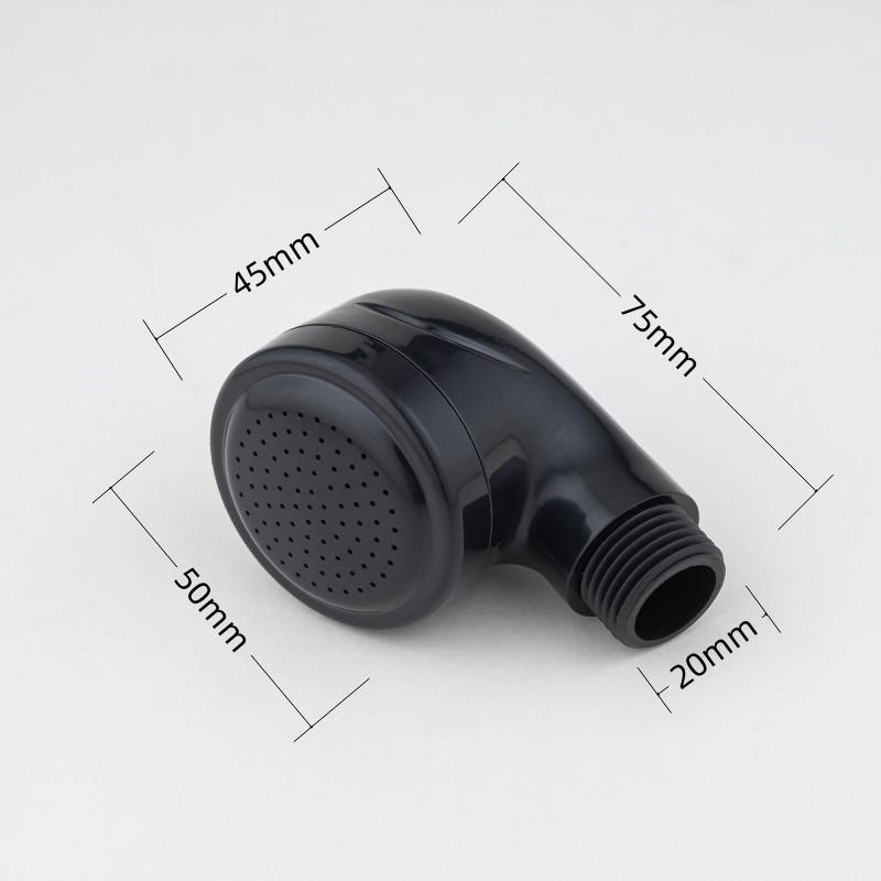Handheld Mini Shower Head Hair Washing Salon Baby Bath Soft Flow ABS Round Modern Faucet Attachment