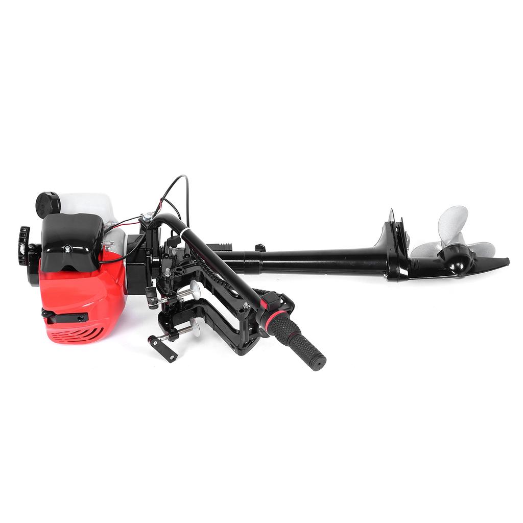 Outboard Motor 2 Stroke 3.6HP Heavy Duty Boat Engine with Air Cooling System for Sailboat Yacht