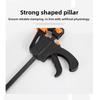 Two-Way Quick-Release Woodworking F-Clamp, Nylon Trigger Type for Board Fixing