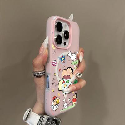 Jelly 2-in-1 Magnetische Saugkraft für Apple Objektivschutzhülle 17pm Sommer Premium Cartoon für Apple 17pro Handyhülle