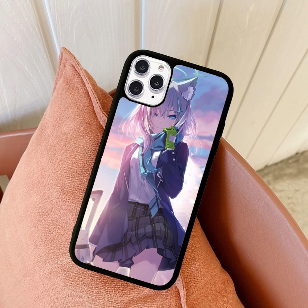 

Blue Archive Phone Case Silicone PC+TPU Case For IPhone 14 11 12 13 Pro Max 8 7 6 Plus X XR Hard Fundas iphone 12