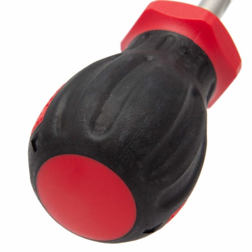 TONE Power Grip Stubby Driver PGSD-P2 Red (+) No.2