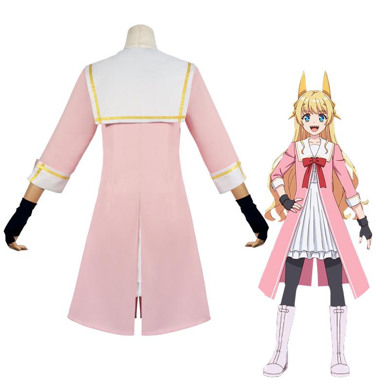 Orange Hinata Anime Cosplay Set: Uncle Transformed into a Beautiful Girl in Another World