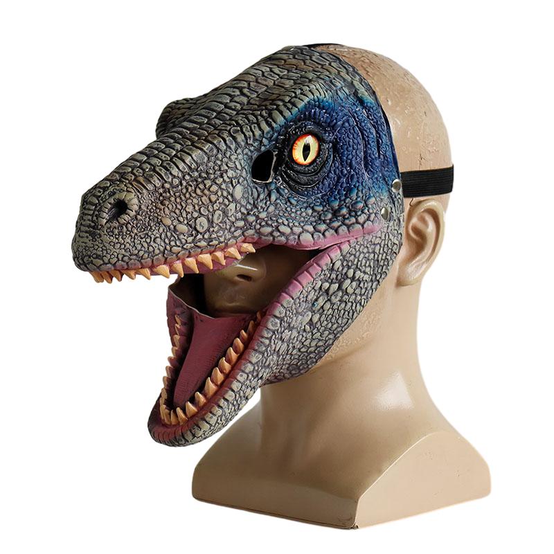 

Латексная маска динозавра Тираннозавр Рекс Хэллоуин Вечеринка Косплей Реквизит серый