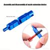 French-Style Tool Laser TOOPRE Three-in-One Bicycle Valve Core Remover - Compact Aluminum Alloy Tool for Schrader and Presta Valves, Non-Slip Grip