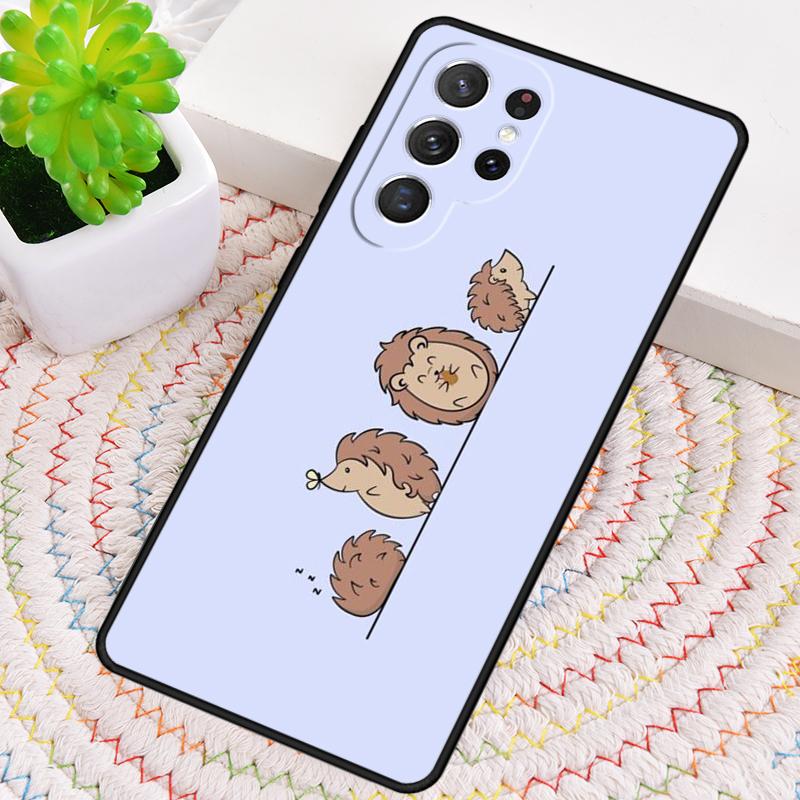 Kawaii Igel Herz Süßes Silikon Handyhülle Für Samsung Galaxy note 10 pro S26 S25 S24 S23 S22 S21 Plus S25Ultra Capa Cover