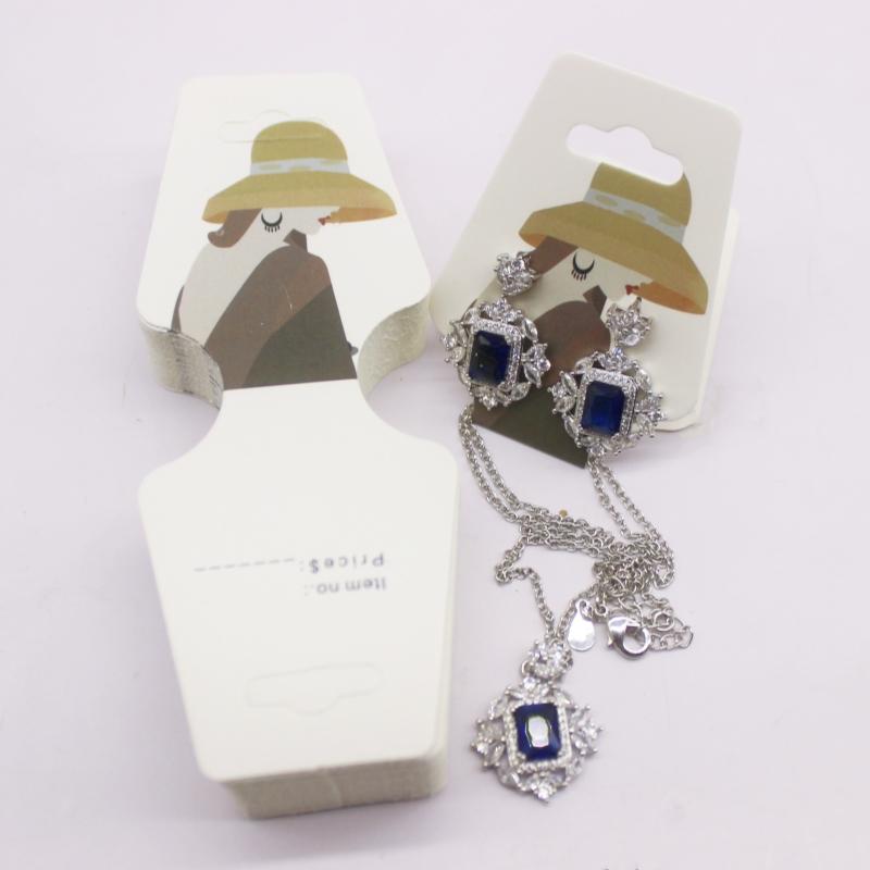 100pc/lot Multi Design Printed Jewelry Necklace Earring Set Card Flower and Bird Styles Hair Accessoreis Bracelet Dispaly Card