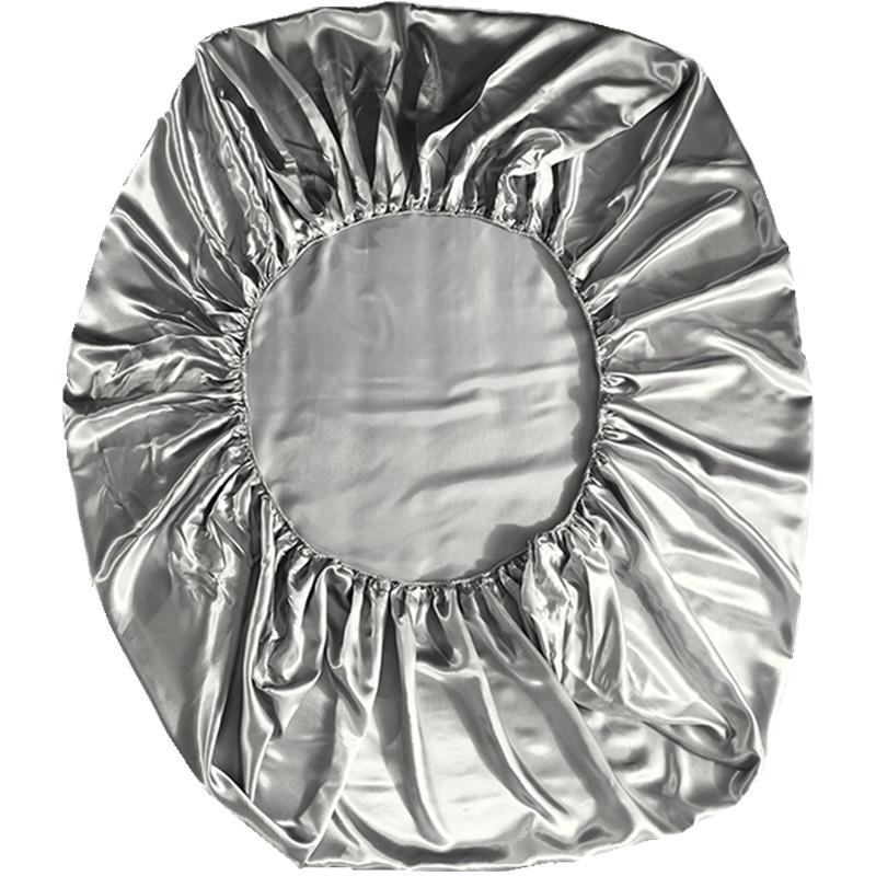 Luxuriöse Bettwäsche aus reiner Satinseide, weich, wendbar, hypoallergen, Bettlaken, Spannbettlaken, Kissenbezug, Baby, Zwilling, Voll, Queen, King Size