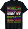 Hands Off Protest Anti Trump President America Us Unisex T-Shirt