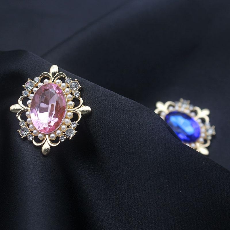 29*32Mm Exquisite Alloy  Buckle Bowknot Hair Accessories Material Accessories Wedding Invitation Decoration