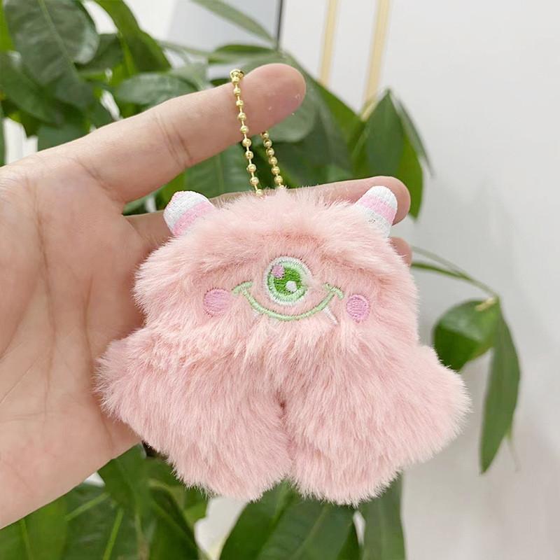 Cotton Pp Soft Filled Monster Keychain Doll Plush Toy In Various Colors For Gifts