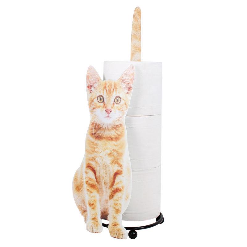 Kitten Wrought Iron Tissue Holder and Napkin Storage Rack