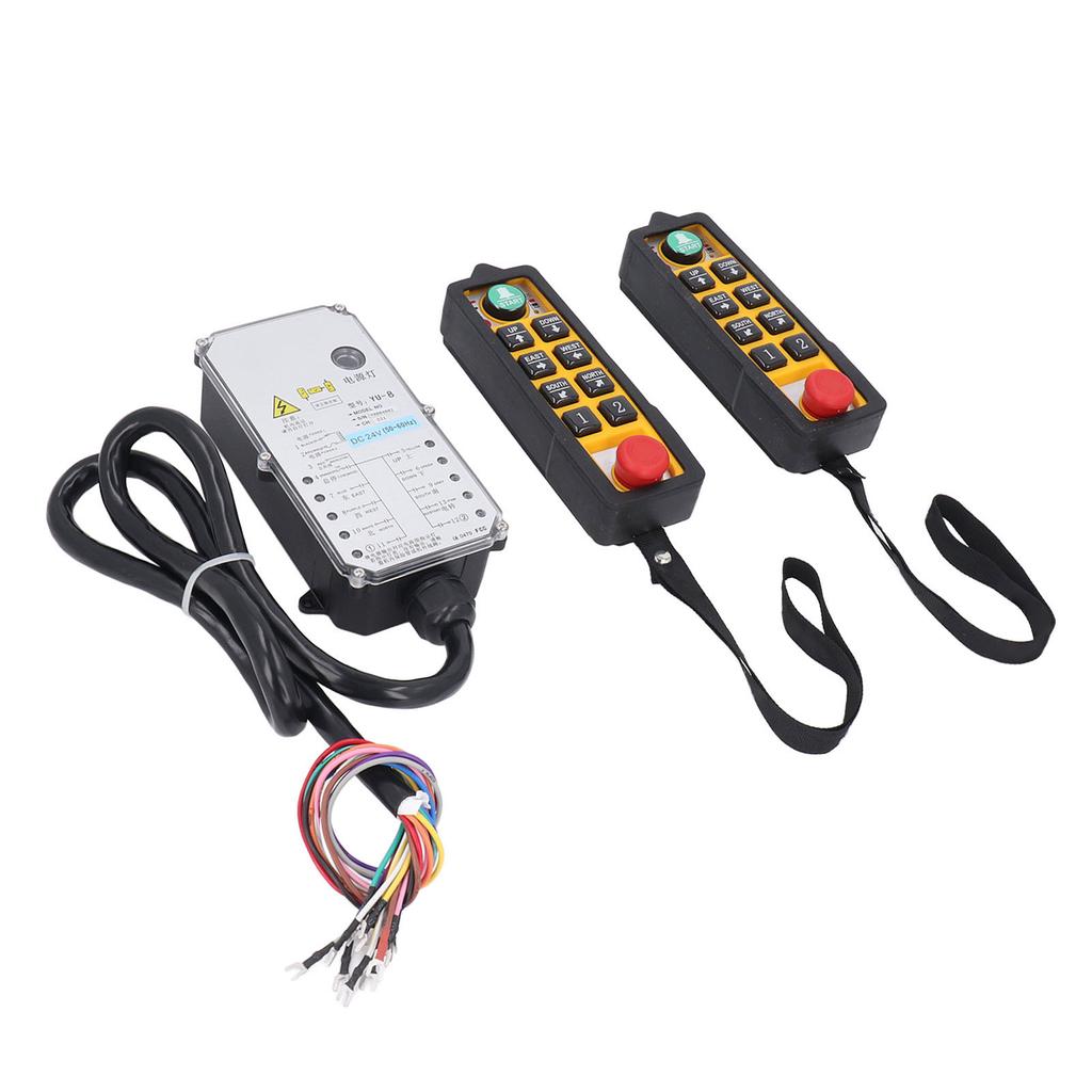 Crane Industrial Remote Control Dual Handle 6 Keys Electric Lift Wireless Switch Transmitter