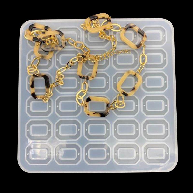 Silicone Resin Bracelets Necklaces Pendant Epoxy Mold DIY Jewelry Making Molds