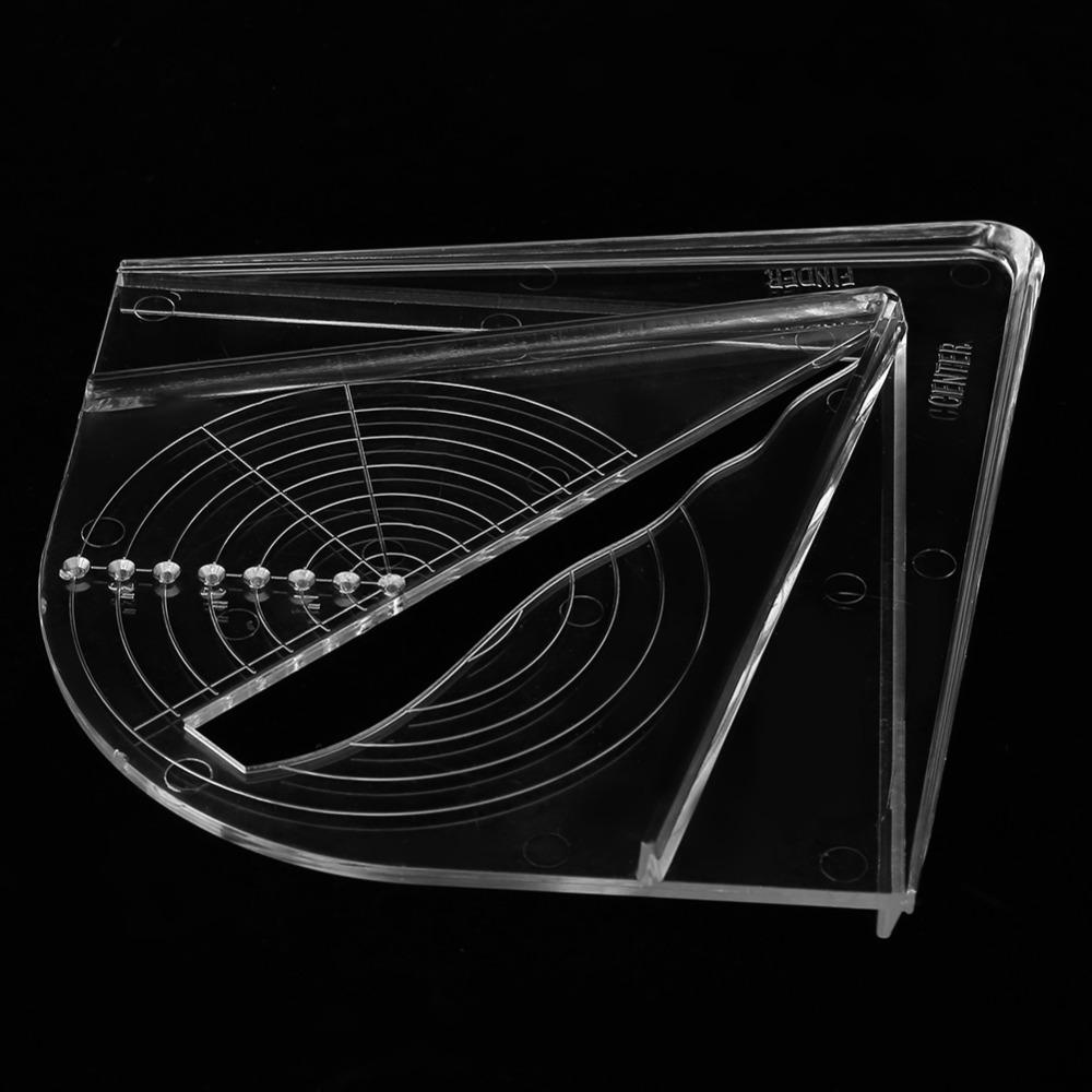 Impact Proof Acrylic Center Finder Lightweight Round Circle Finder  Woodworking and DIY Projects