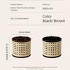 360° Rotating Desktop Pen Holder Multifunctional Grid Design Cosmetic Storage Box Vintage Large Capacity