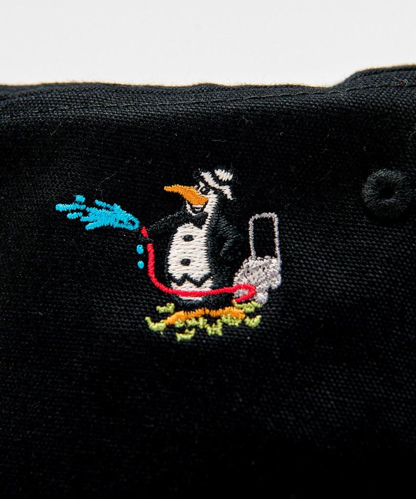 [Munsingwear] Adjustable Bucket Hat, Cotton, Character Penguin, Bucket Hat, Golf, MG5SCP76U BK00 (Black)