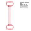 Adjustable 6-Tube Fitness Resistance Band with Cat Ear Handle Men Women Arm Shoulder Back Stretch Exercise Strap