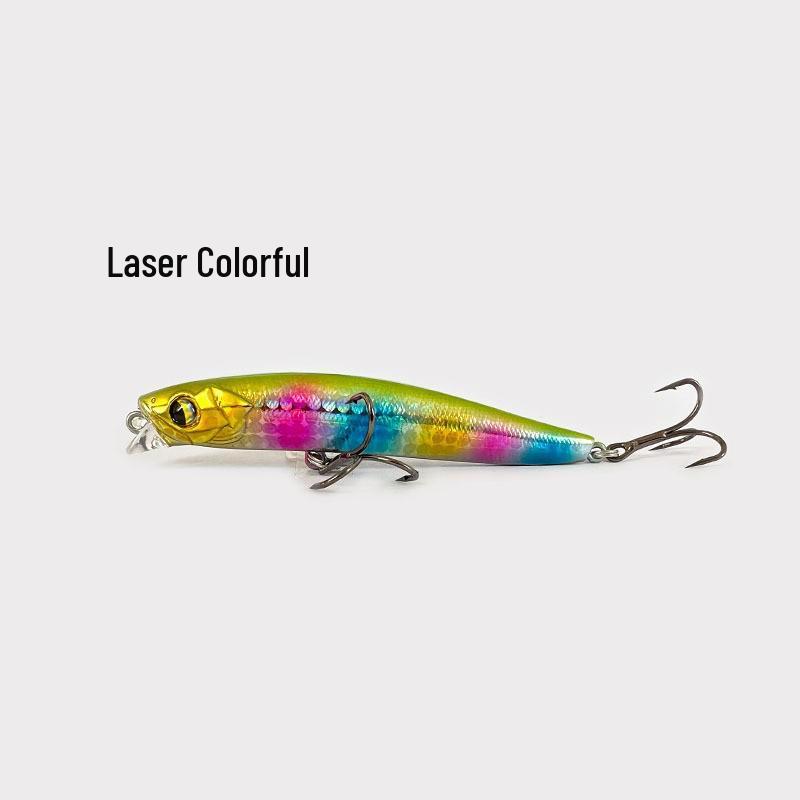 Qiao Yuan 14g Slow Sinking Minnow Lure - Long Cast Stream Fishing Pencil for Asp & Perch