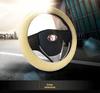 Universal Plush Steering Wheel Cover  Soft Faux Rabbit Fur Anti Slip Warm Winter Car Steering Protector Interior Accessories