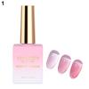 Nail Art 15ml Nail Transparent UV Nail Polish Safe Semi Permanent Lightweight Jelly Varnish Nail Salon