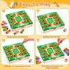 Wooden Memory Game, Montessori Toy from 3 4 Years, Memory Chess Children Intellectual Chess Board,  Travel Board Games from 3 -8 Years