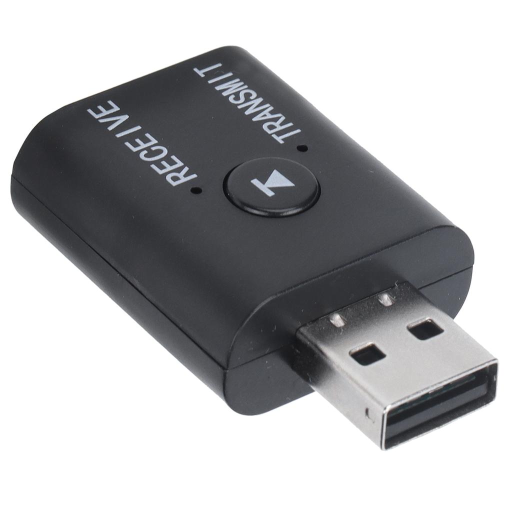 Adaptateur USB Bluetooth 2 en 1, récepteur/émetteur sans fil, pour ordinateur portable, ordinateur de bureau, casque, haut-parleur