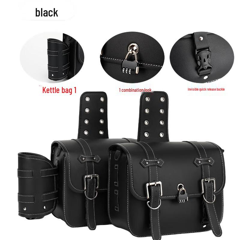 Motorcycle Saddlebags with Lock