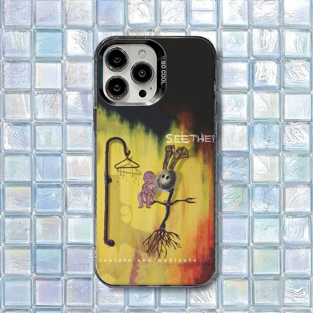 

Seether Rock Band Phone Case For iPhone 16,15,14,13,12,11,8,7,Pro,Max,Plus,Mini,XS,SE Shockproof Matte Cover iPhone13PRO