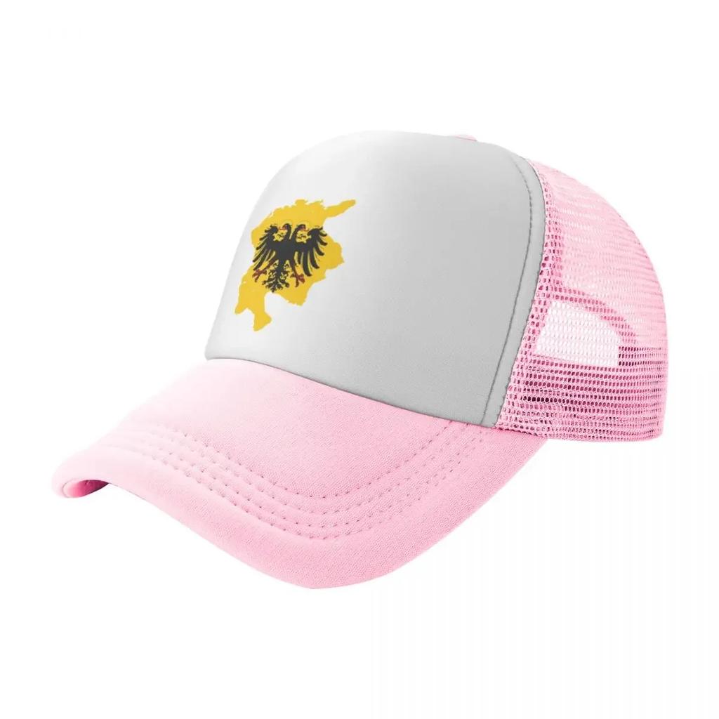 Holy Roman Empire Map Camping Mesh Baseball Caps Women Adult Male Beach Coquette Hat Peaked Cap