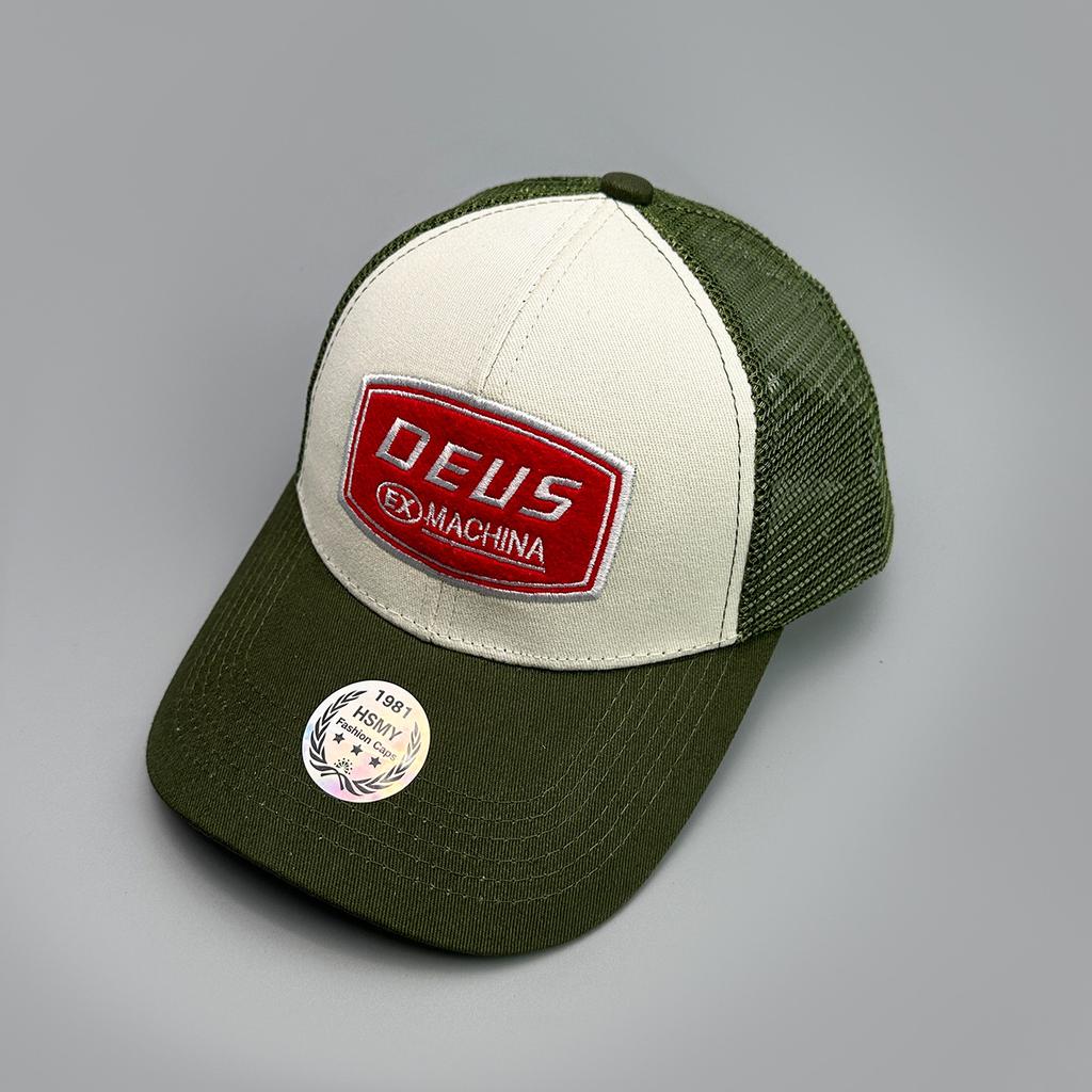 Vintage American Embroidered Letter Baseball Cap Men'S And Women'S Shade Mesh Personalized Truck Hat
