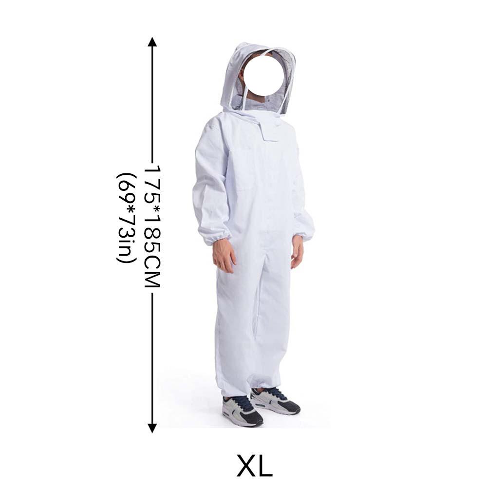 Full Body Thickened Beekeeping Clothes Professional Beekeepers Clothes Protection Beekeeping Suit Safty Veil Unisex Protective