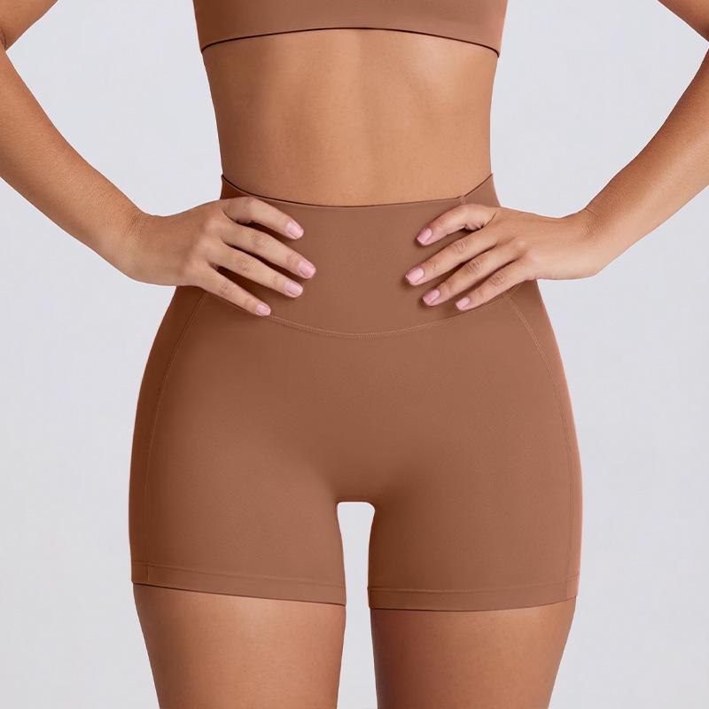 Peach buttocks belly tight yoga pants women's outer wear running sports quick-drying fitness pants three-point shorts