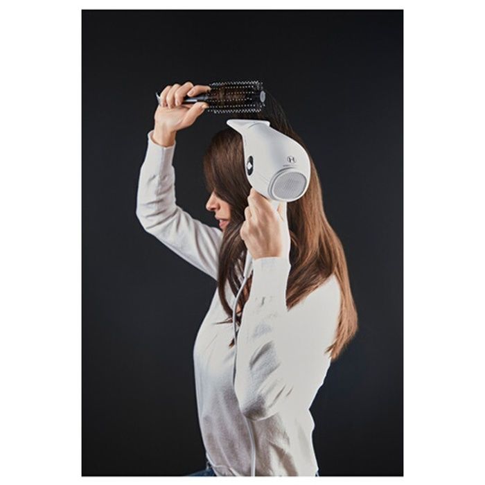 Rowenta Volumizer CV6135F0 1800W Hybrid Hair Dryer White and Red - 3121040084373