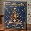 Musical Ornament Countdown Calendar Box 24-Day Christmas Advent Decoration Kids Family Holiday Decor