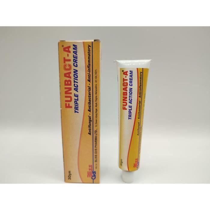Crème - Funbact - Tube Anti Fongique - Anti Bactérien - Anti Inflammatoire - Sans Parabène