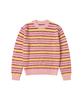 Banwonateullie Kn4255 Hairy Stripe Knit_Pink