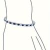 1 Piece of Italian Luxury 925 Silver Inlaid Moissanite Bracelet, Suitable for Various Occasions Such As Banquets, Including Exquisite Jewelry Box