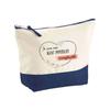 Makeup Bag - PLANETEE - Irreplaceable Real Estate Agent - Large Size - Cotton - HD Printing (France)