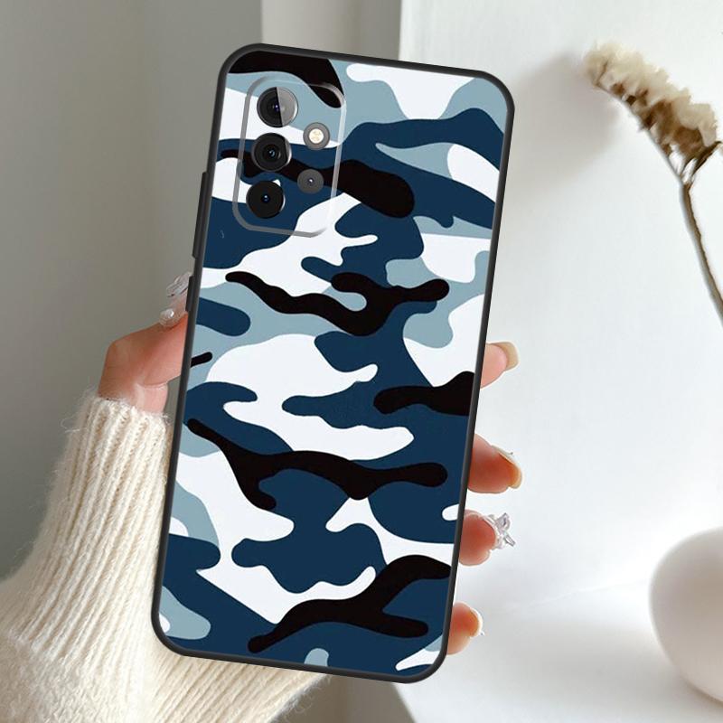 Militär Tarnmuster Hülle Für Samsung Galaxy A16 A26 A36 A56 A55 A35 A15 A54 A34 A14 A52 A32 A12 A13 A33 A53 A17