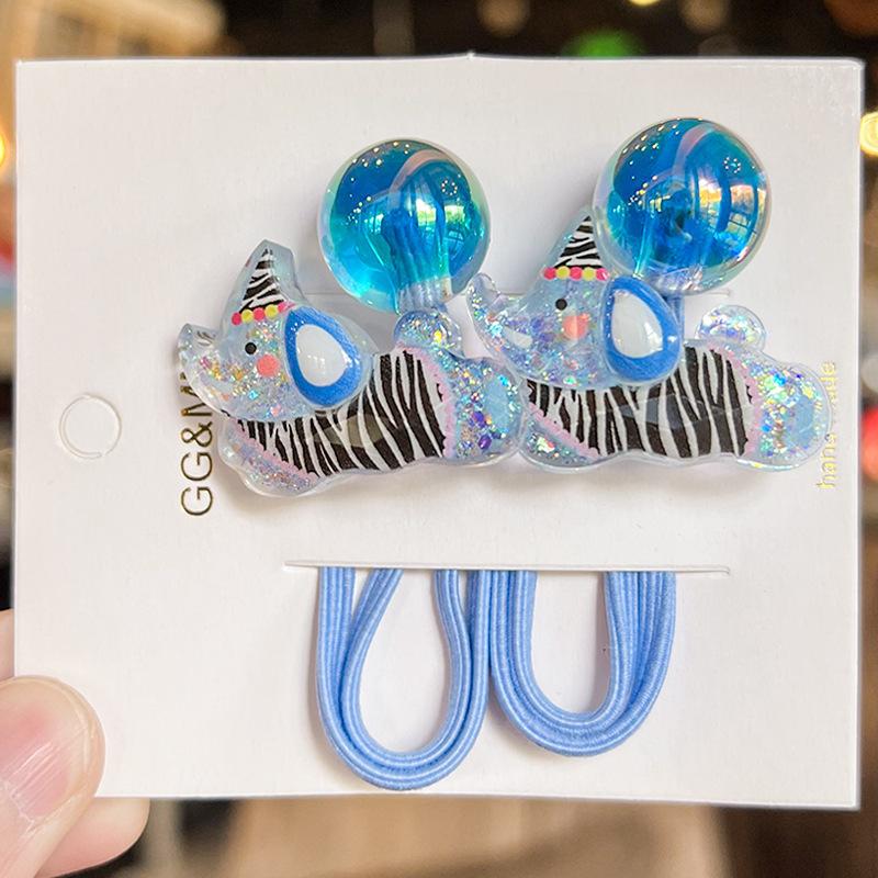 2 BUC Benzi Elastice de Păr Noi, Drăguțe, Colorate, Pisică Neagră, Fete, Accesorii de Păr, Elastice de Păr pentru Copii, Articole de Păr pentru Bebeluși