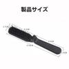 BaraRose Hair Natural Pig Scalp Beautiful Suitable for All Hair Portable Brush 1 Brush, Bristle, 180° Foldable, Anti-Static, Massager, Shiny, Smooth,